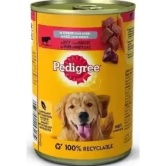 Aliment Humide en Conserve avec Boeuf et Carottes 400g - Pedigree à 3,39 € - Pedigree - 438952 - Pedigree