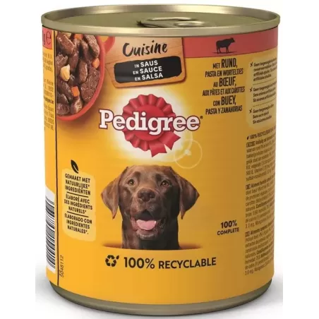 Aliment Humide en Conserve au Boeuf, aux Pâtes et aux Carottes 800g - Pedigree à 5,10 € - Pedigree - 441494 - Pedigree