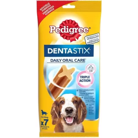 Dentastix Quotidien Medium 7 pièces - Pedigree à 3,49 € - Pedigree - 103986 - Pedigree