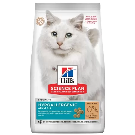 Hypoallergenic - Croquettes pour Chat Adulte 1,5kg - Hill's à 30,49 € - Hill's - 607869 - Hill's