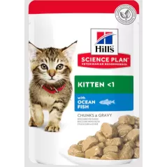 Aliment pour Chaton au Poisson de Mer - sachet repas 85gr - Hill's à 1,69 € - Hill's - 607087 - Hill's