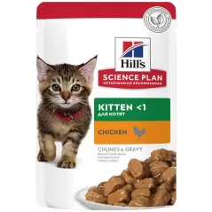 Aliment pour Chaton Poulet - sachet repas - 85gr - Hill's à 1,69 € - Hill's - 607086 - Hill's