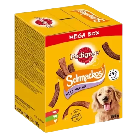 Schmackos Megabox 5x22pc - Pedigree à 11,99 € - Pedigree - 409540 - Pedigree