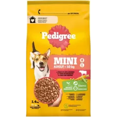 Croquettes Adult Mini Boeuf et Légumes 1,4kg - Pedigree à 6,99 € - Pedigree - 459137 - Pedigree