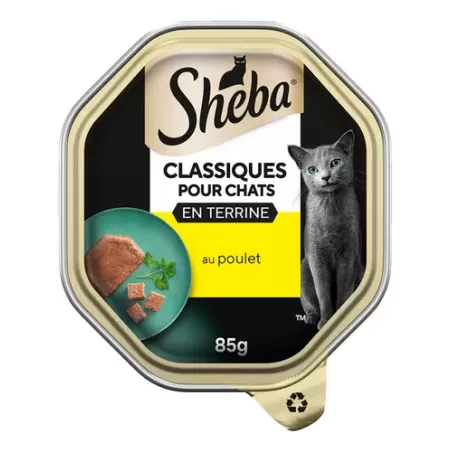 Pâtée Classic Poulet 85g - Sheba à 1,09 € - Sheba - 461448 - Sheba