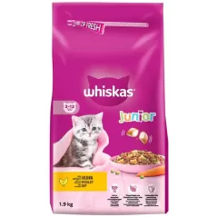 Croquettes Junior Poulet 1.9kg - Whiskas à 6,69 € - Whiskas - 325672 - Whiskas