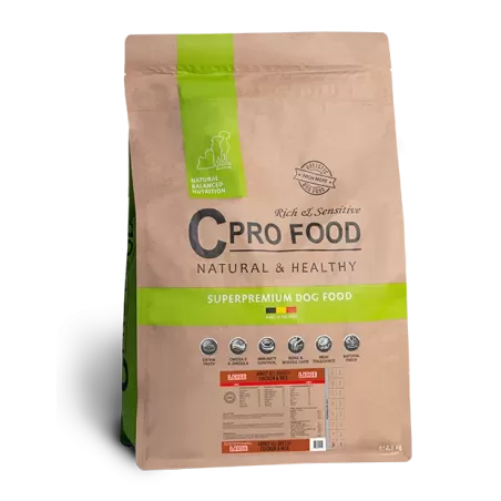 Large Adult All Breeds au poulet et riz - Croquettes pour les chiens Adulte 18kg - C PRO FOOD à 75,75 € - C PRO FOOD - CACL18...