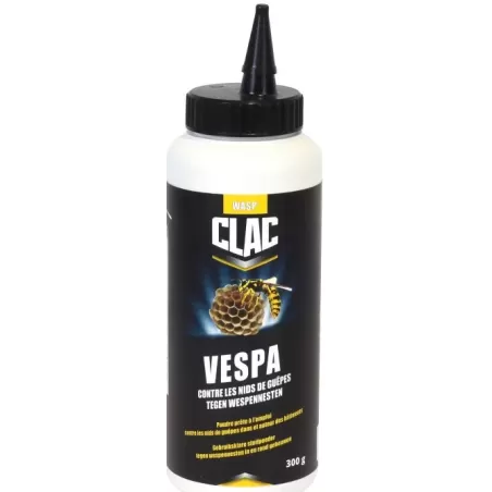 Insecticide en poudre Vespa Guêpes 300gr - Clac à 6,95 € -  - IN-CYP-60009 - Répulsifs nuisibles, intérieur et extérieur