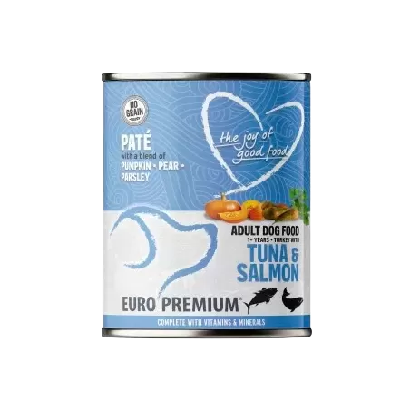 Pâtée Adult Thon & Saumon 400gr - Euro Premium à 3,95 € - Euro Premium - Dog Food - 21156 - Euro Premium - Dog Food