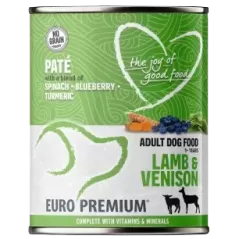 Pâtée Adult Agneau & Gibier 400gr - Euro Premium à 3,95 € - Euro Premium - Dog Food - 21157 - Euro Premium - Dog Food
