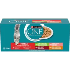 Chat Stérilisé Multivariétés 40x85gr - ONE à 35,99 € - Purina - 12583942 - One