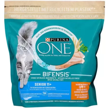 Croquettes au poulet & céréales pour chat sénior 11 ans+ 1,5kg - One à 13,69 € - Purina - 12519373 - One