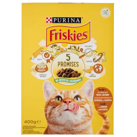 Adult - Au Poulet et A la Dinde 400gr - Friskies