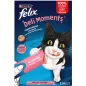 Deli Moments friandises liquides pour chat Saveur Saumon 4x10gr - FELIX à 2,15 € - Purina - 12602768 - Friskies
