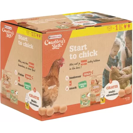 Start Kit Poules - Box de Démarrage pour Poules - Versele Laga à 9,95 € - Versele-Laga - 451065 - Country's Best