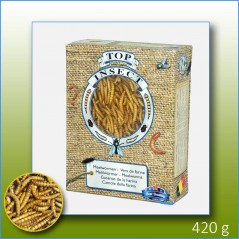 Vers de Farine (insectes congelés) 420gr - Top Insect à 9,90 € - Nusect Top Insect - TOPINS-VFAR - Insectes