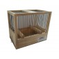 Cage de chant en bois 21x24x16cm