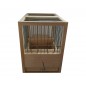 Cage de chant en bois 21x24x16cm