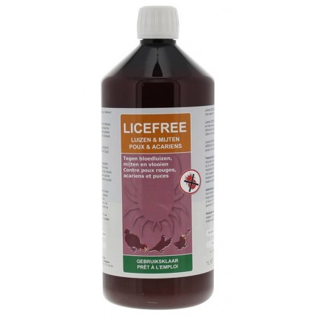 Licefree liquide prêt-à-l'emploi (contre des mites et des poux) 1L - Licefree 21011 Licefree 19,45 € Ornibird