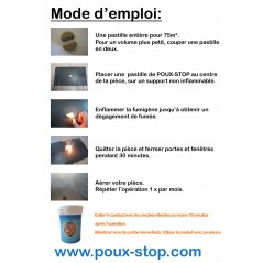 Fumigène Anti-Poux - 3 Pastilles - Poux-Stop à 15,15 € - Poux Stop - POUX-STOP - Anti-Poux