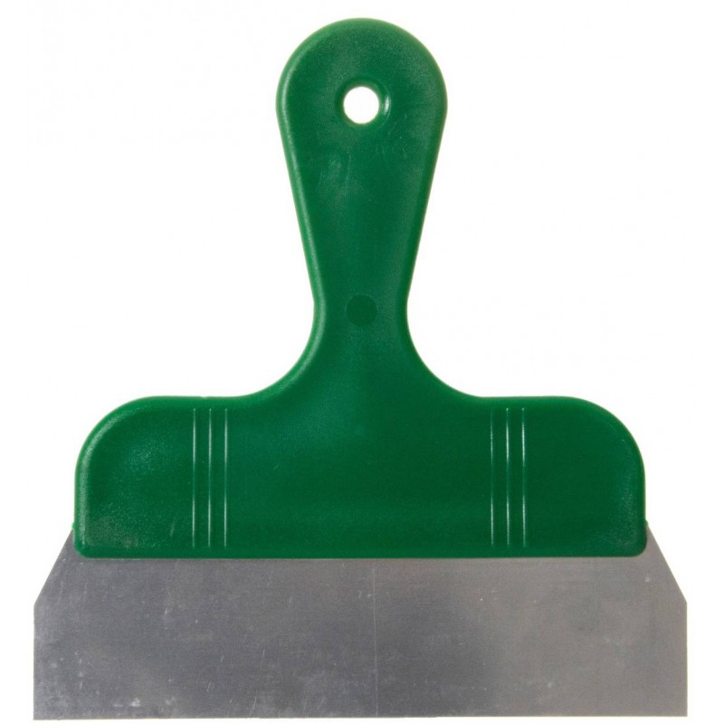 Grattoir 20cm manche vert en plastique