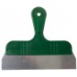 Push 25cm round green plastic