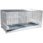 Cage Cova Metal 2 Compartments 90x40x45cm