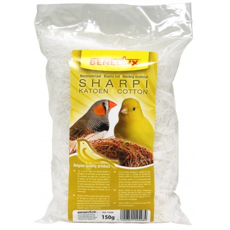 Bourre nid Sharpi de coton 150gr 14548 Bevo 1,75 € Ornibird