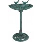 Fountain outdoor plastic with 1 bird