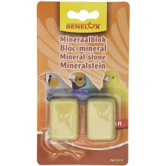 Bloc mineral pour becs droits par 2 pièces- Benelux à 1,50 € - Kinlys - 16115 - Mineraux