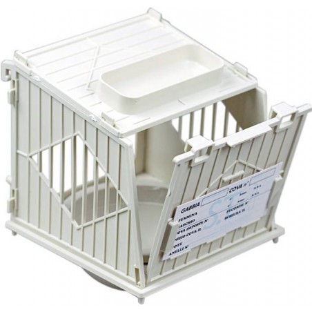 Nichoir avec nid en plastique modèle Archimède - S.T.A. Soluzioni à 5,90 € - S.T.A. Soluzioni - N003BG - Nids