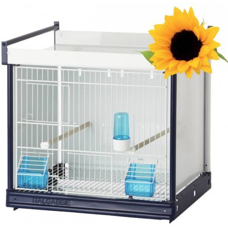 Batterie de cages Girasole ART.66 avec système papier - Italgabbie à 429,89 € - Italgabbie - ITAL-ART66 - Italgabbie