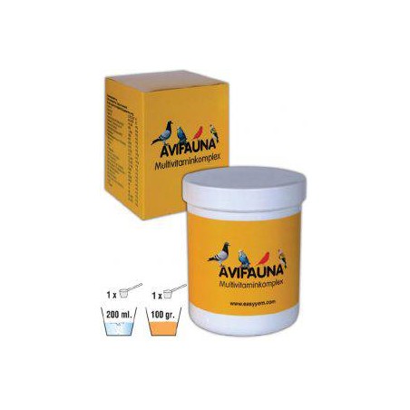 Avifauna, complexe multivitaminé 500gr - Easyyem à 23,20 € - Easyyem - EASY-AVIF500 - Vitamines et Compléments