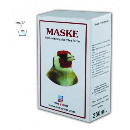 Maske, colorant rouge liquide 500ml - Easyyem à 35,95 € - Easyyem - EASY-MASK500 - Colorants