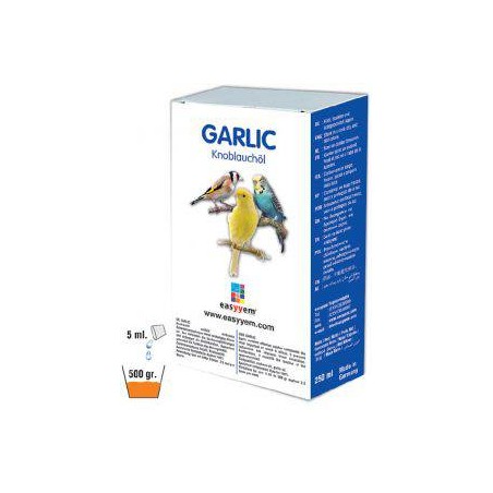 Garlic, améliore la circulation du sang et le système digestif 250ml - Easyyem à 9,55 € - Easyyem - EASY-GARL250 - Divers