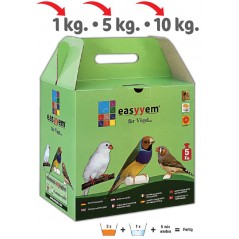 Patée aux oeufs pour exotiques 5kg - Easyyem à 22,20 € - Easyyem - EASY-PEXO5 - Patée