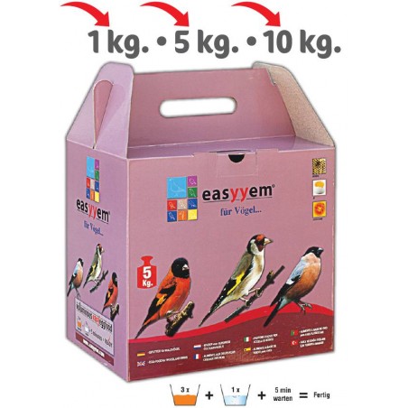 Patée aux oeufs pour indigènes 5kg - Easyyem EASY-PIND5 Easyyem 32,30 € Ornibird