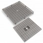 Caillebotis - Grilles en plastique 38x38cm avec pieds amovibles