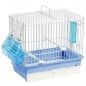 Cage Cardellina Blanche avec tiroir et grille de fond 27,5 x 17 x 24,5cm - S.T.A. Soluzioni