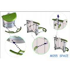 Mangeoire SPACE Bird Feeder - S.T.A. Soluzioni à 20,00 € - S.T.A. Soluzioni - M055 - Mangeoires