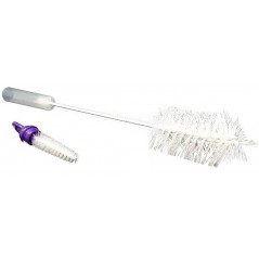 Brosse à bouteille à 2 embouts 36x5cm - Savic à 6,45 € - Savic - 207526 - Goupillons