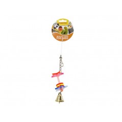 Toy Pendant acrylic with bell 14033 Kinlys 7,95 € Ornibird