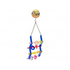 Toy Ladder acrylic with rings 14029 Kinlys 24,95 € Ornibird