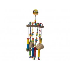 Jouet Perche avec corde à noeuds et échelle de noix de coco 14011 Kinlys 44,95 € Ornibird