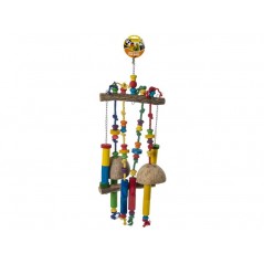 Toy Perch with rope knots and scale of coconut 14011 Kinlys 44,95 € Ornibird