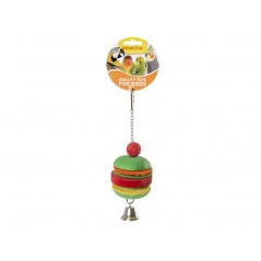 Jouet Hamburger en bois avec cloche à 9,55 € - Kinlys - 14004 - Jouets