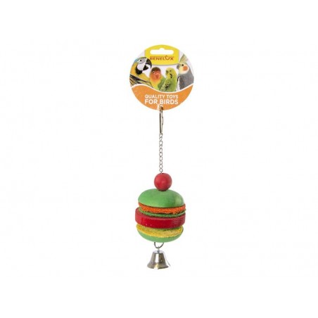 Jouet Hamburger en bois avec cloche à 9,55 € - Kinlys - 14004 - Jouets