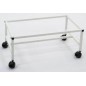 Foot with casters for cages Cova 90 x 40cm