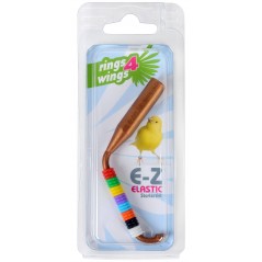 Kit et assortiment de bagues élastiques colorés - Taille: 2 mm à 6,50 € - Rings 4 Wings - 880ERS02 - 2 mm