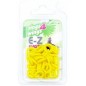 Bagues élastiques E-Z par 50 pièces - Taille: 8 mm - Couleur: Jaune
